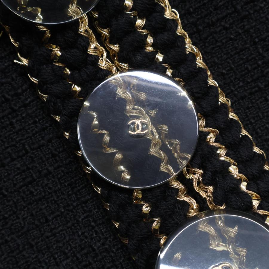 CHANEL - シャネル 【美品/国内正規】P56911V30555  16-17年 メティエダールコレクション ココマーク ウール エクリュツイード 34 CHANEL（シャネル） 美品/国内正規 P56911V30555 16-17年 メティエ