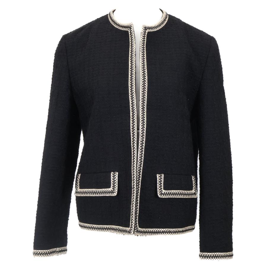 【入手困難】CELINE セリーヌ ハイネックジャケット 薄手 高級感ウール CELINE(セリーヌ) ウールギャバジン ボクシージャケット