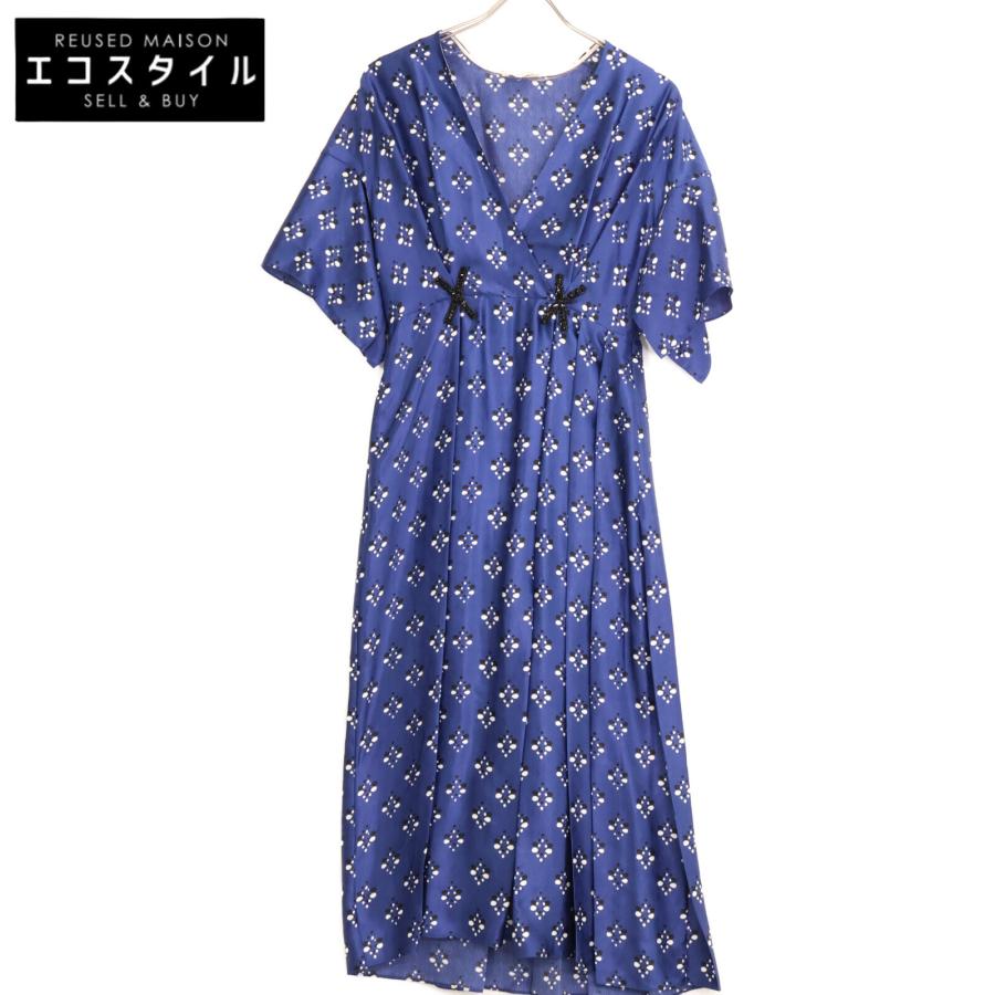 FENDI 美品/国内正規 フェンディ FD9436A0MH 総柄 シルク100