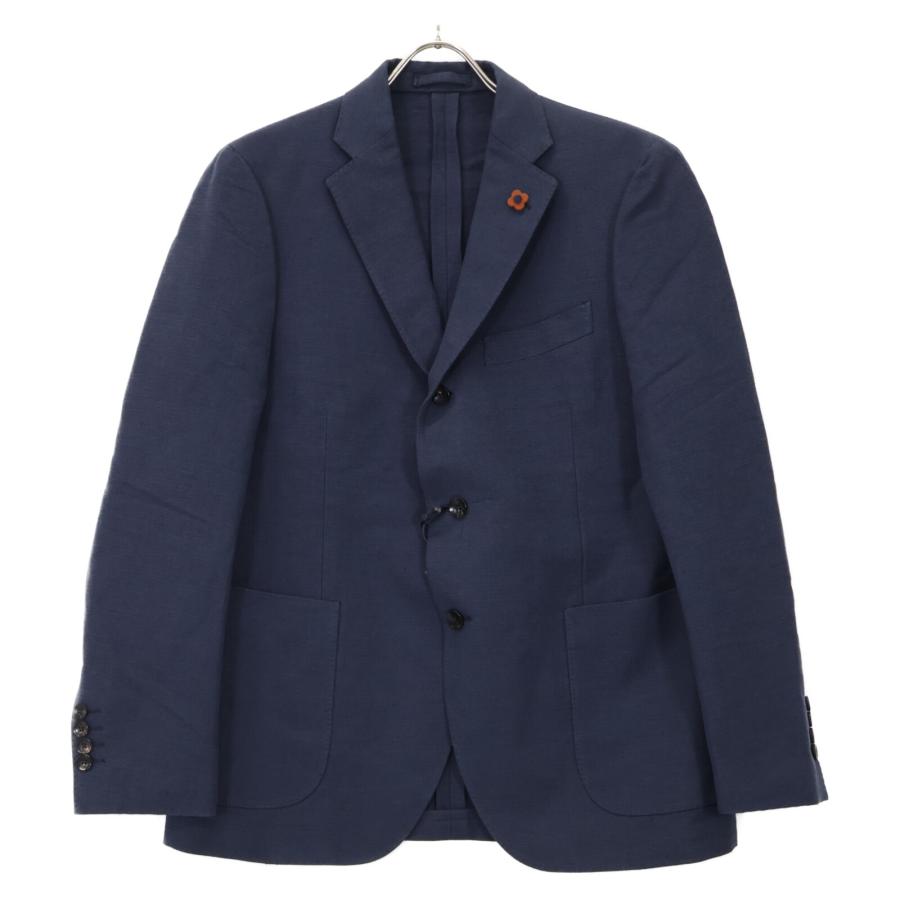 LARDINI ラルディーニ 鯖紺 JE32557AQ コットンリネン LARDINI ラルディーニ 鯖紺 JE32557AQ コットンリネン