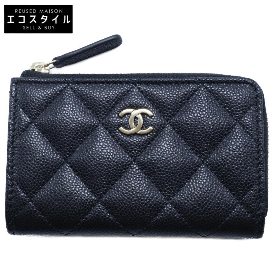 CHANEL 新品未使用 シャネル CCココマーク キャビアスキン CHANEL 新品未使用 シャネル CCココマーク キャビアスキン