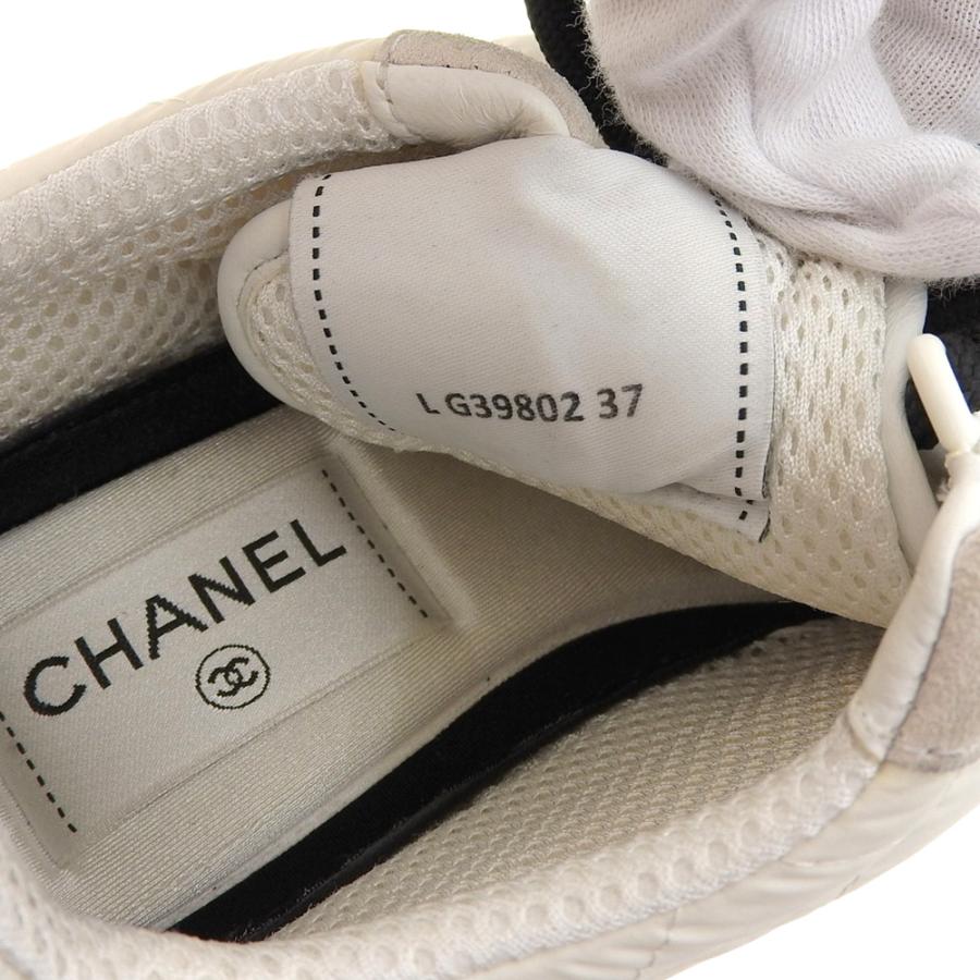 CHANEL（シャネル） ローカット スニーカー シューズ レザー ナイロン 