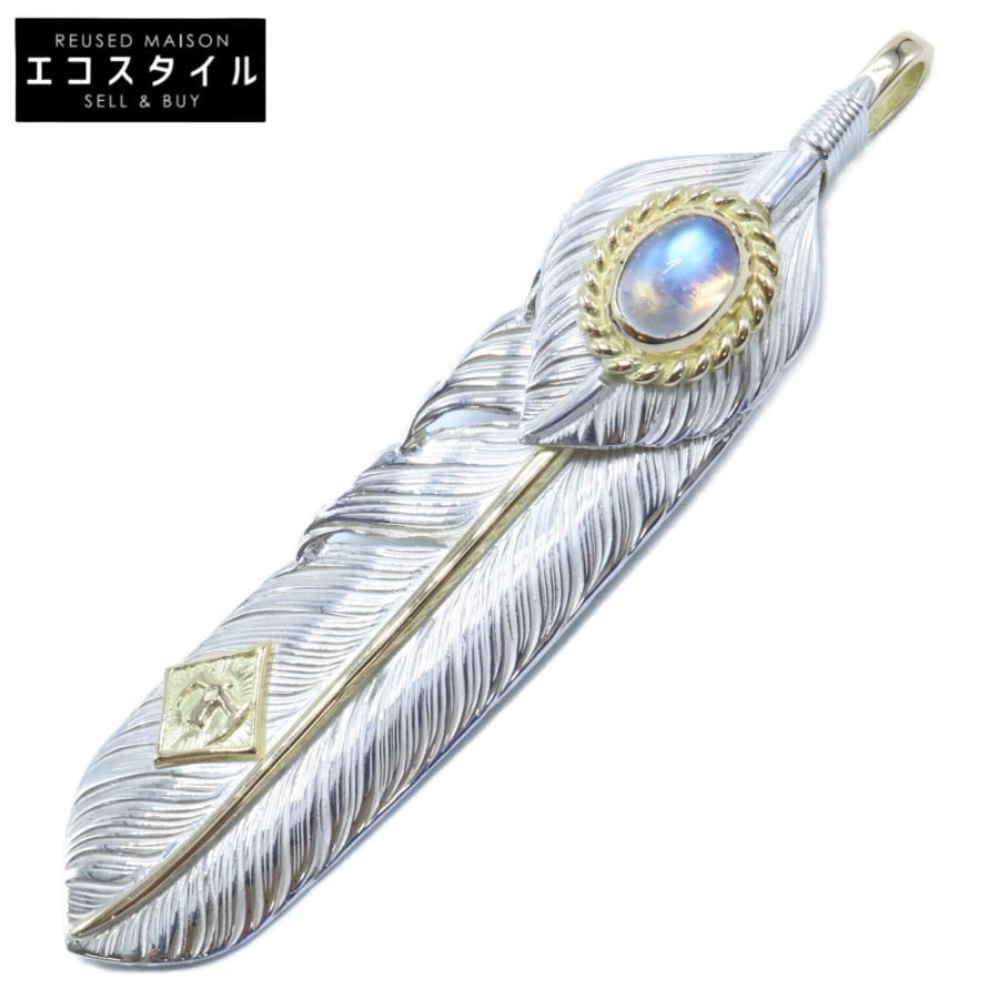 新品同様 Taro Washimi 鷲見太郎 925xK18 ブルームーンストーン L