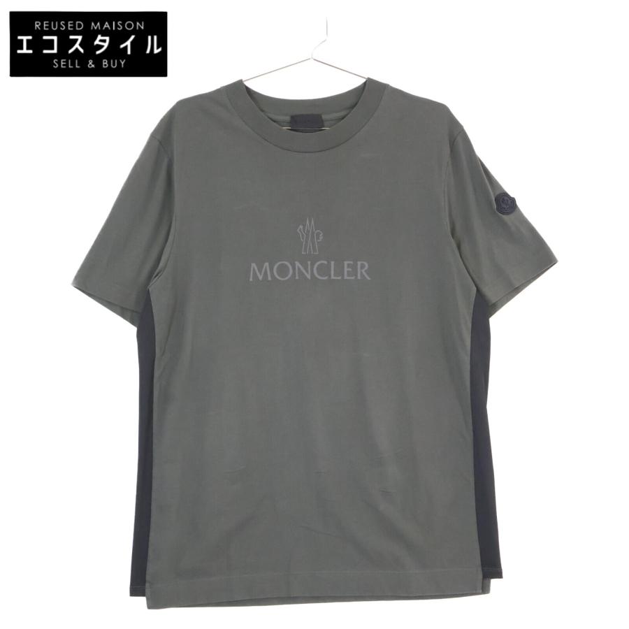MONCLER モンクレール チャコール MANICHE CORTE サイドライン MONCLER モンクレール チャコール MANICHE CORTE サイドライン