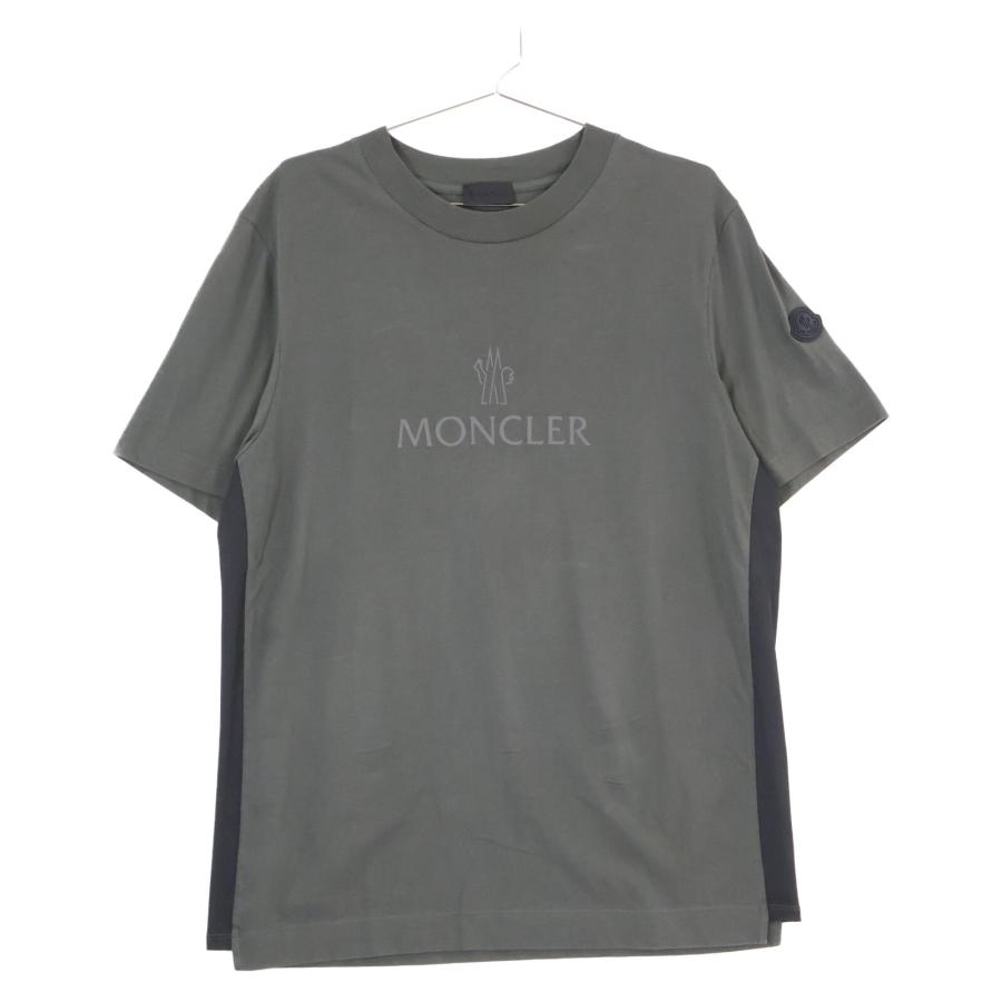 MONCLER モンクレール MAGLIA ペイント Tシャツ グレー M