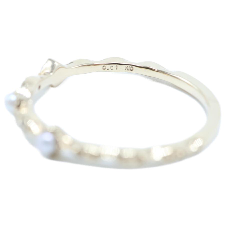 agete（アガット） 美品 10221111005-08-011 K10 0.01 パール