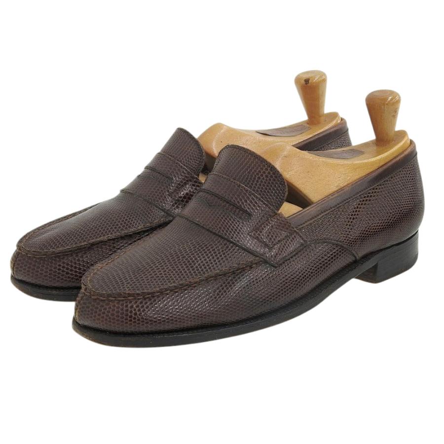 JM WESTON 180 6 1/2 E リザード ローファー シューツリー付