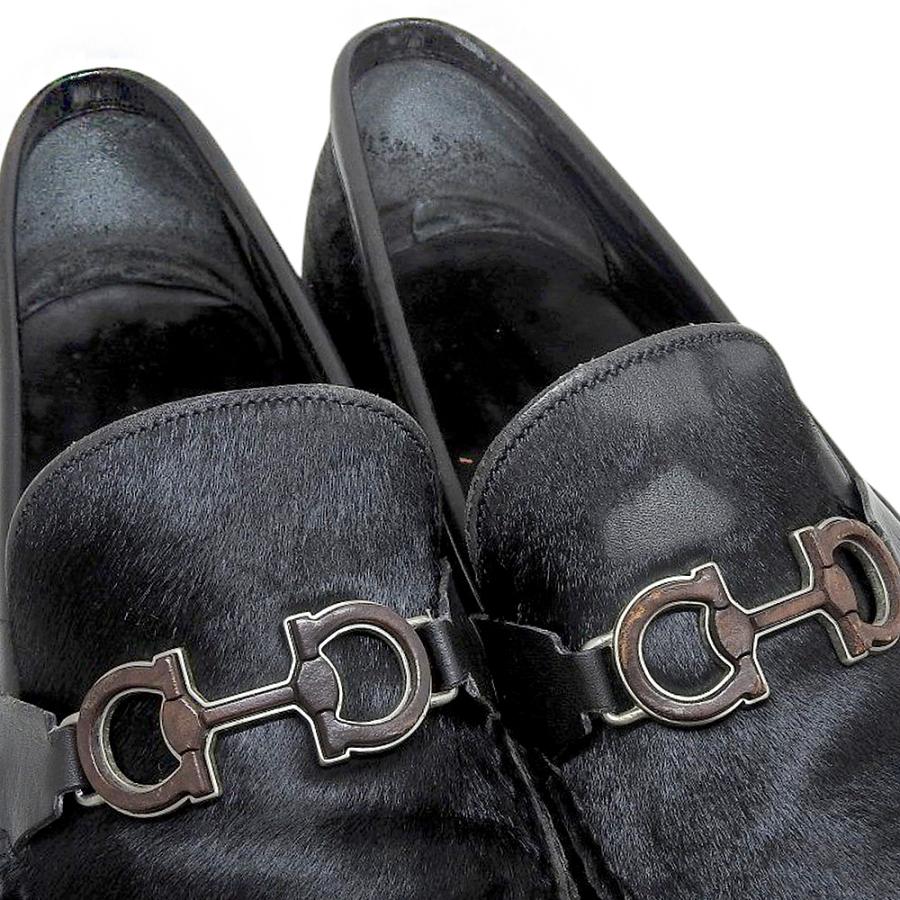 Salvatore Ferragamo サルヴァトーレフェラガモ ハラコ ビット付き