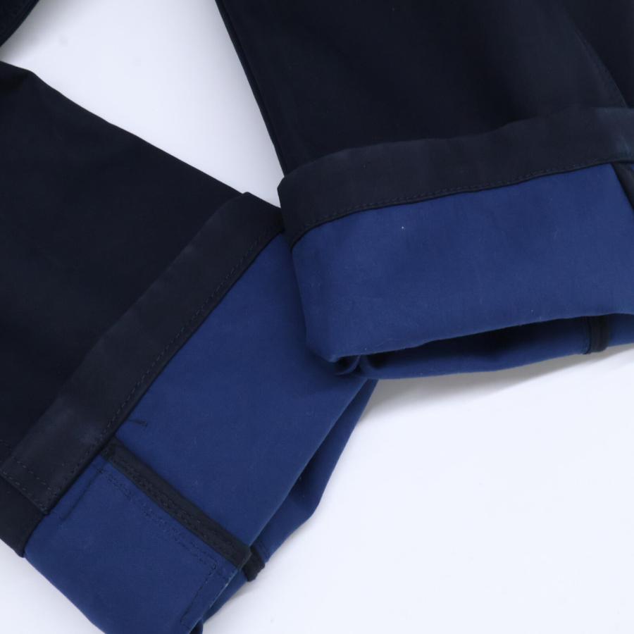 国内正規/ HERMES エルメス コットン ステンカラー コート 46 ネイビー