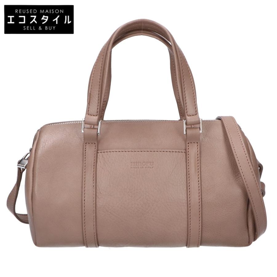 HIROFU 美品 ヒロフ PATIO パティオ バレル クロスボディ 2WAY  