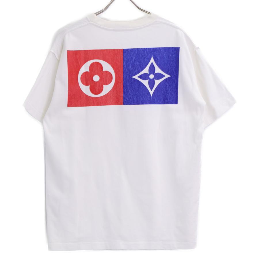 LOUIS VUITTON ルイ・ヴィトン/ロゴTシャツ/WH/RM192M NPL HHY07W/S/ブランドバック/Bランク/85【中古】 br>LV/ロゴTシャツ/WH/RM192M NPL HHY07W/S/Bランク/85【中古