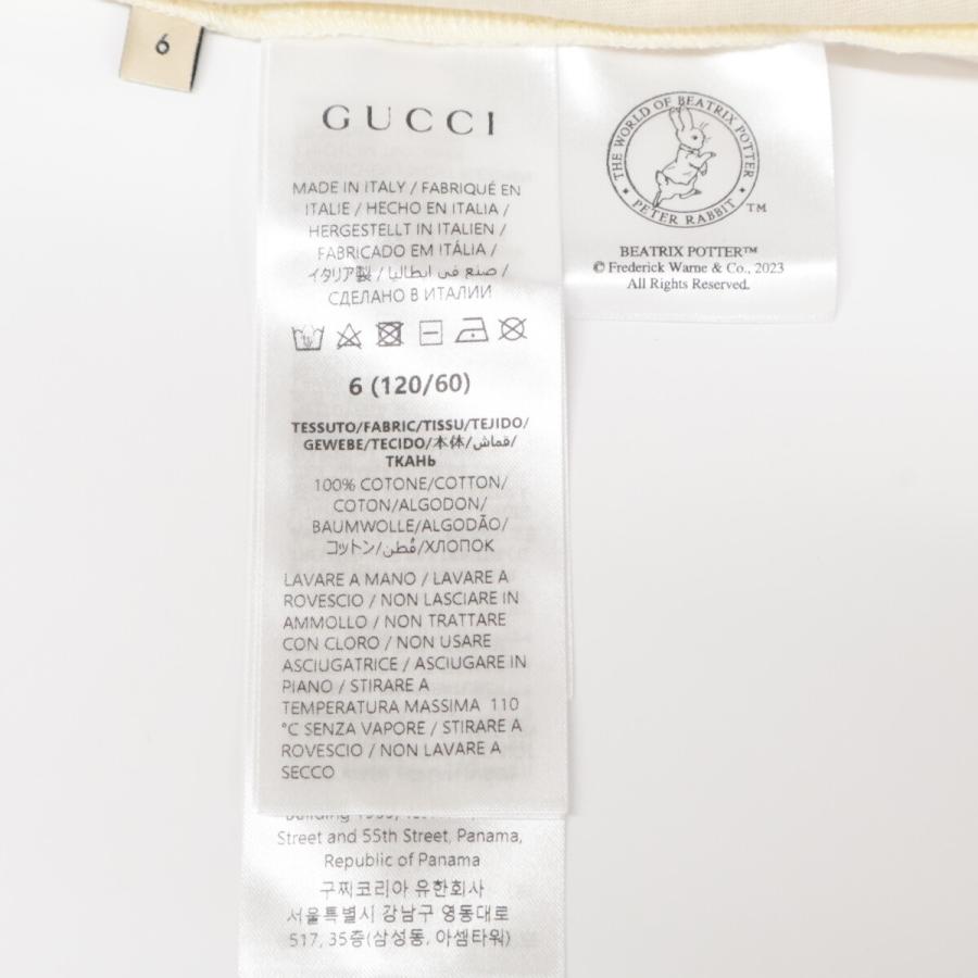 GUCCI（グッチ） XJF6C ブルー/ベージュ ピーターラビット プリントT