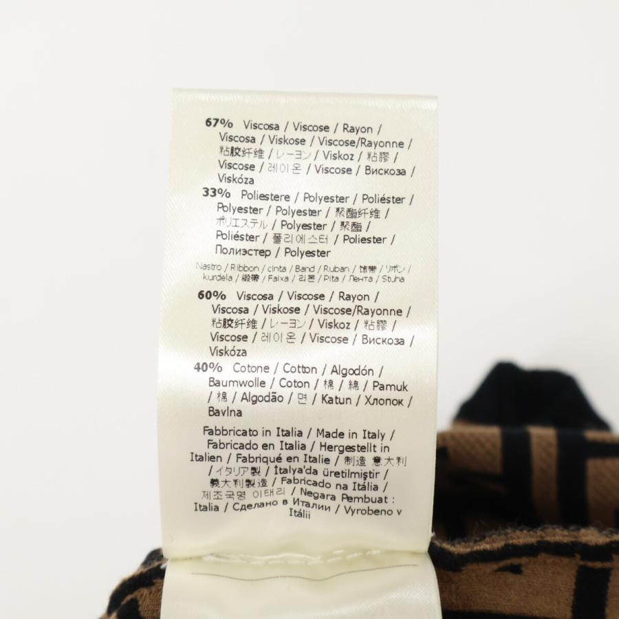 FENDI フェンディ ブラック/ブラウン ズッカ柄 FZD707 A1DS 18年製  