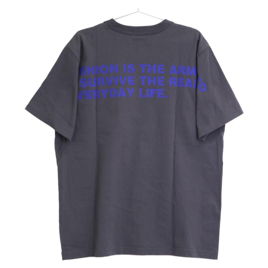 sacai（サカイ） グレー 24-0896S グラフィックプリント Tシャツ