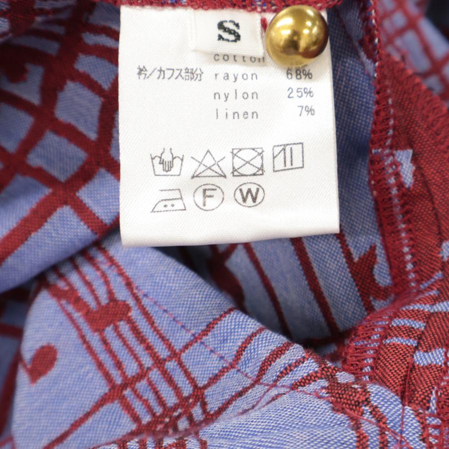 hazama ハザマ 美品 ベルト付 狂気を帯びて交わる五線のチェック