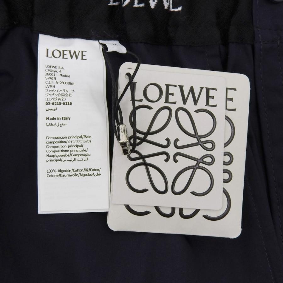 未使用 LOEWE ロエベ コットン ショーツ ボトムス メンズ ネイビー ライトブルー M H526Y1AW23の画像