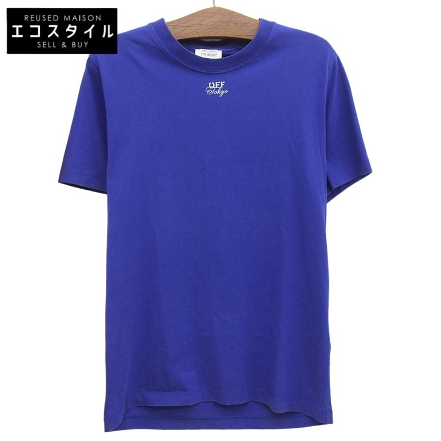 Off-white Ｔシャッツ　ブルー off white（オフホワイト） OFF-WHITE TOKYO Tシャツ トップス メンズ