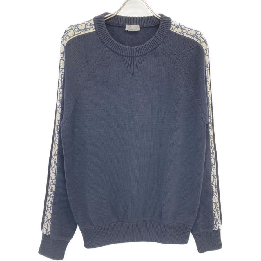 DIOR ディオール ネイビー 113M638AT187 オブリーク コットン ニット