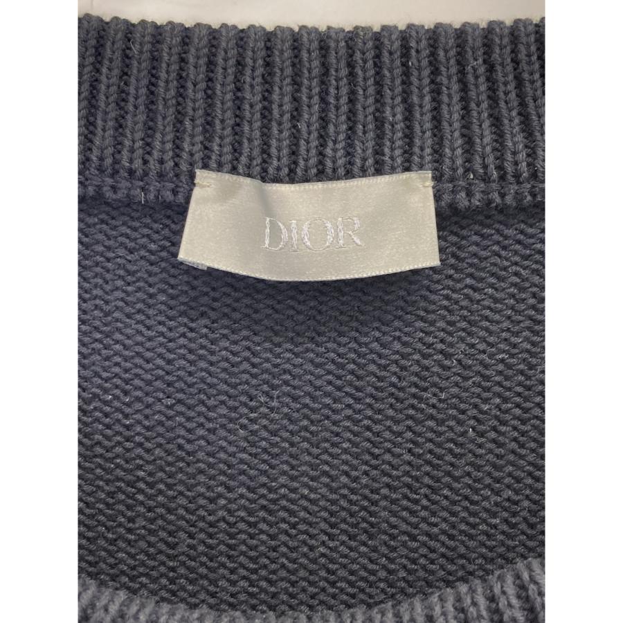 DIOR ディオール ネイビー 113M638AT187 オブリーク コットン ニット