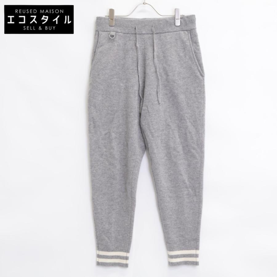 SOPHNET.（ソフネット） SOPH-242074 WOOL FLEECE RIBBED PANTS グレー 