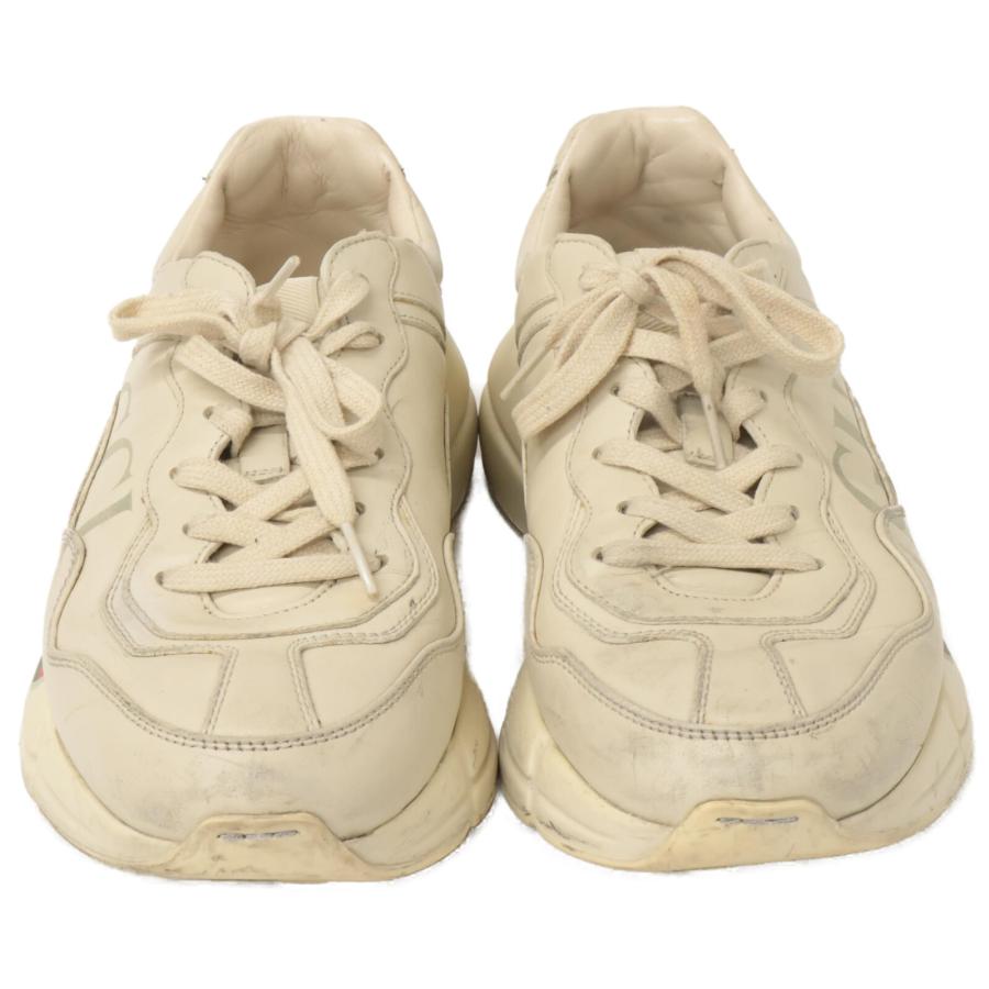 GUCCI（グッチ） 500877 ライトン ロゴ レザー スニーカー シューズ 6