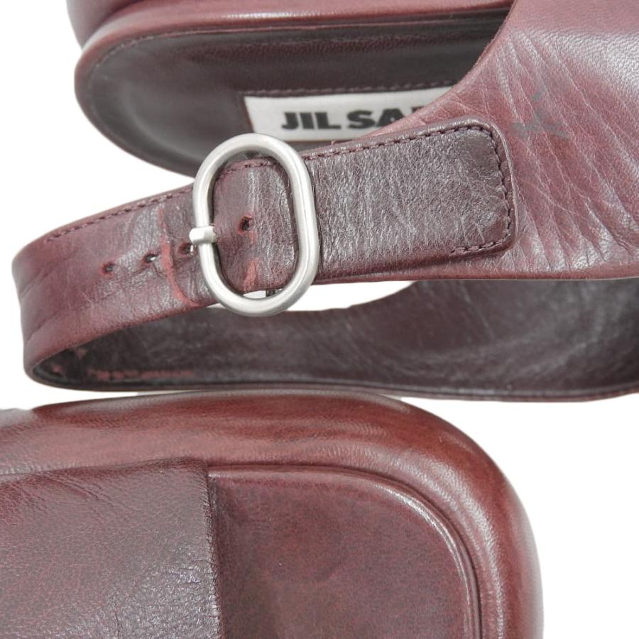 ジルサンダー　37 JIL SANDER（ジルサンダー） レザー サンダル シューズ レディース