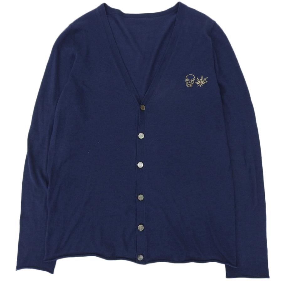 ルシアンペラフィネ　カーディガン lucien pellat-finet ルシアンペラフィネ スカルヘンプ 刺繍 コットン