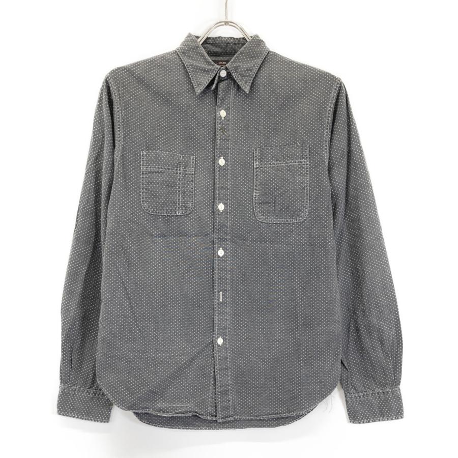 RRL ガチャポケコットンワークシャツ Mサイズ 国内正規/ RRL ダブルアールエル ポルカドット ガチャポケ 長袖シャツ