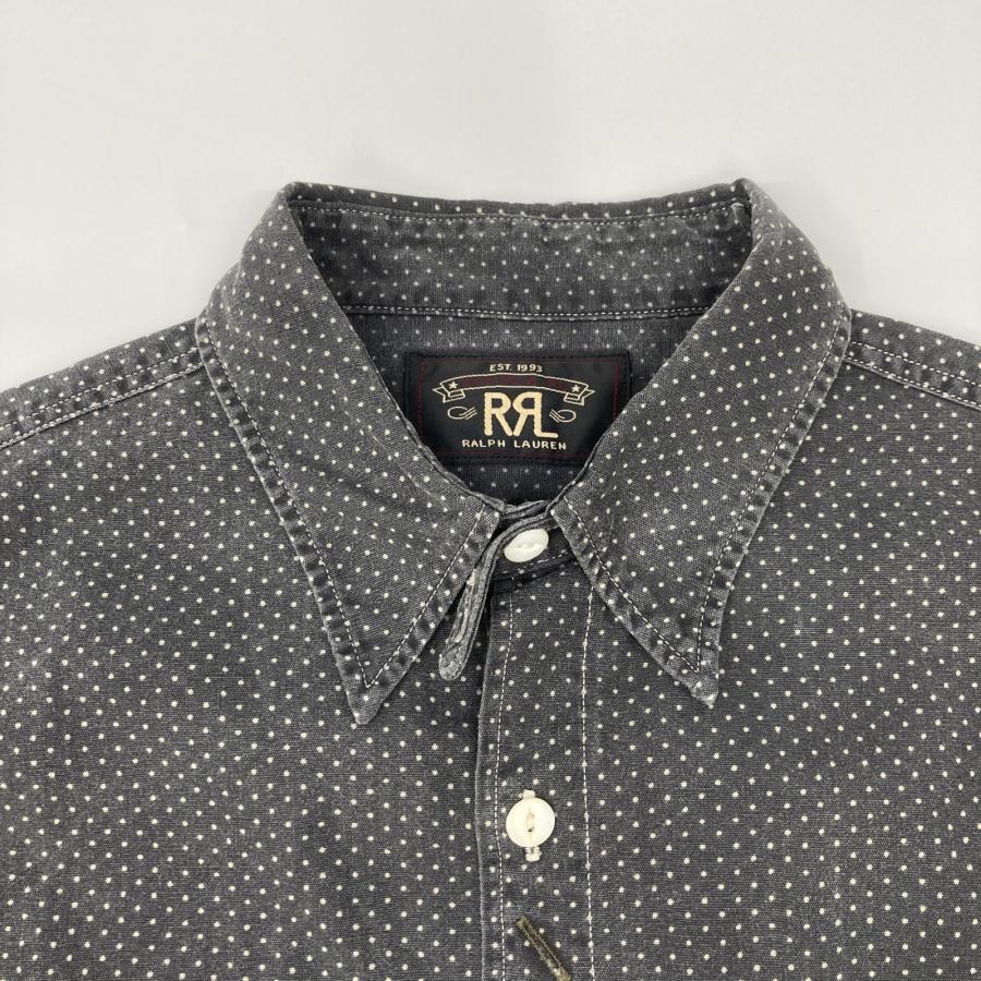 国内正規/ RRL ダブルアールエル ポルカドット ガチャポケ 長袖シャツ
