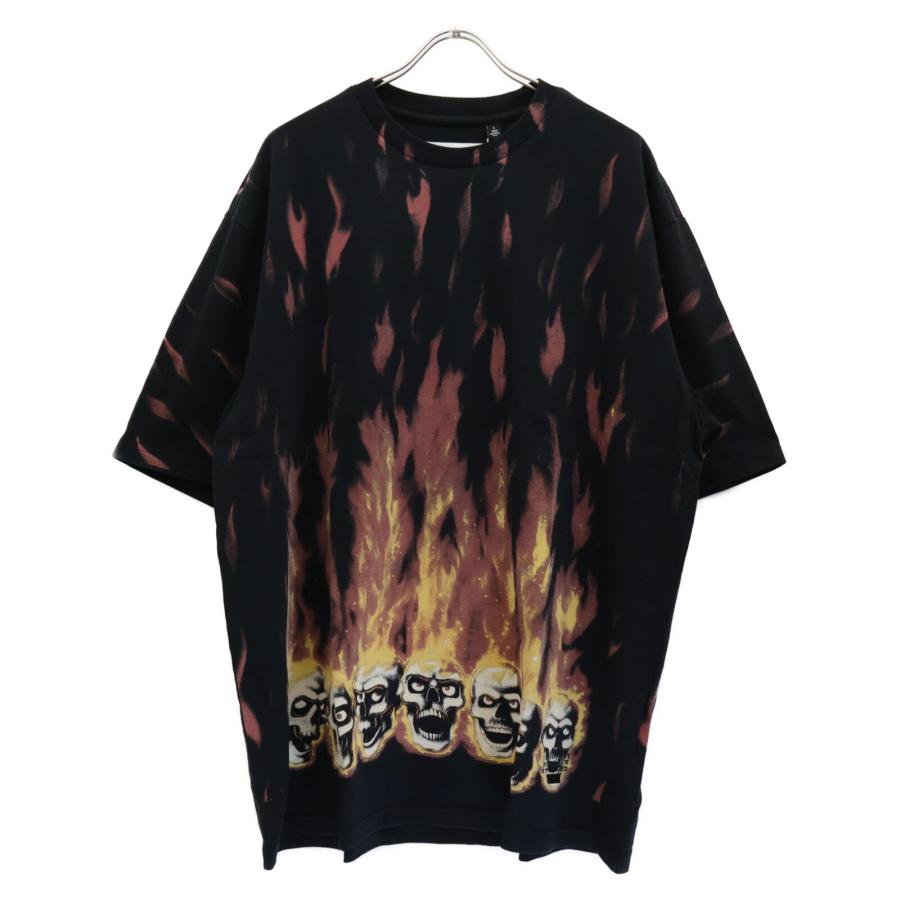 Supreme シュプリーム 新品未使用 ×MM6 24SS リキッドブルー Tシャツ トップス L ブラック メンズの画像