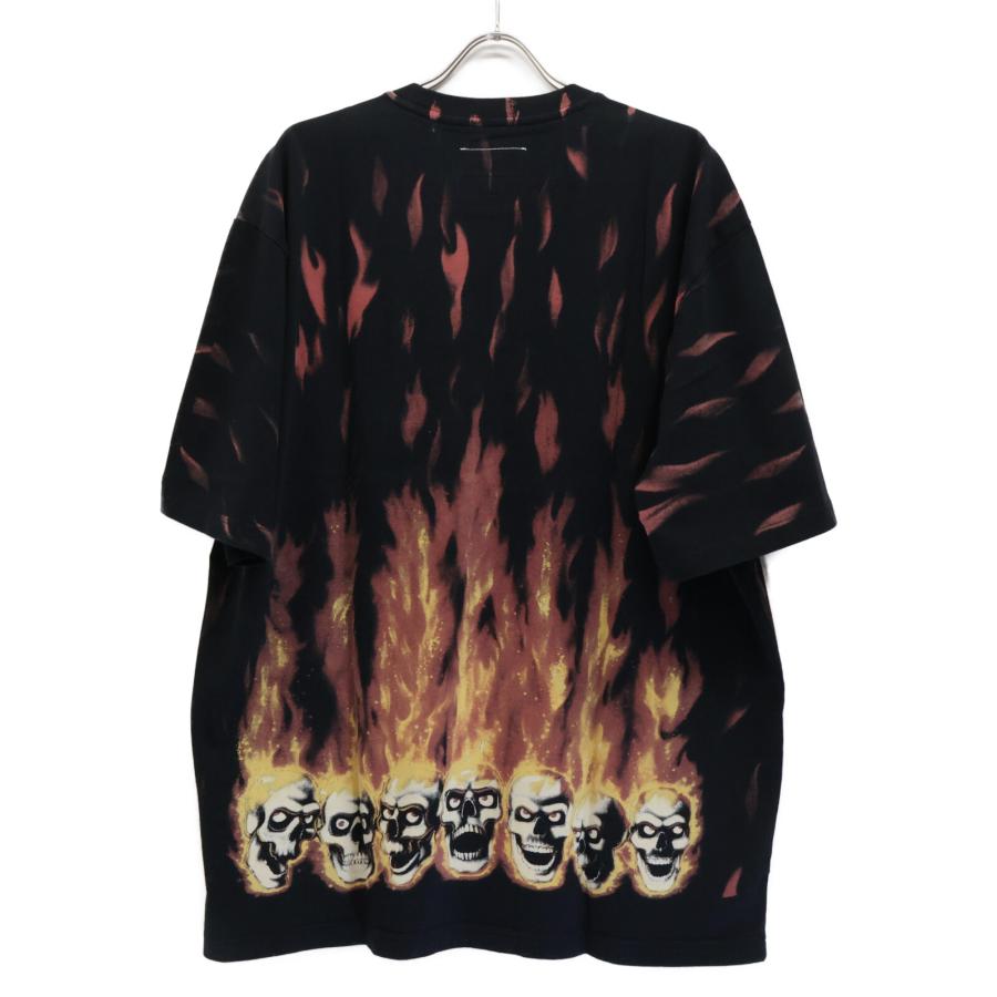 Supreme シュプリーム 新品未使用 ×MM6 24SS リキッドブルー Tシャツ トップス L ブラック メンズの画像