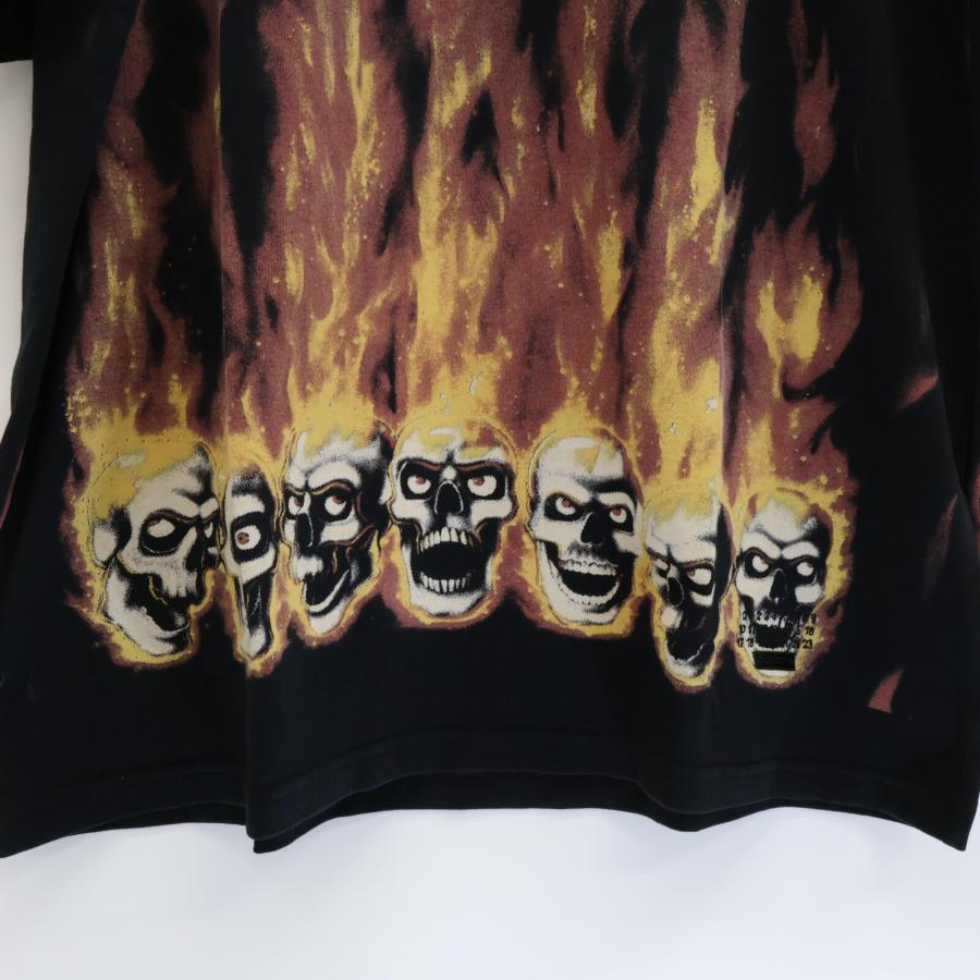 Supreme シュプリーム 新品未使用 ×MM6 24SS リキッドブルー Tシャツ トップス L ブラック メンズの画像
