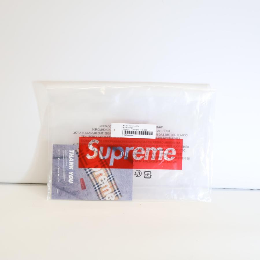 Supreme シュプリーム 新品未使用 ×MM6 24SS リキッドブルー Tシャツ トップス L ブラック メンズの画像