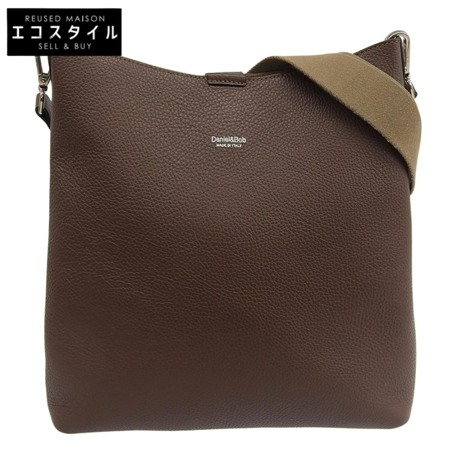 美品 Daniel＆Bob ダニエル＆ボブ シュリンクレザー ミニクロドーロ