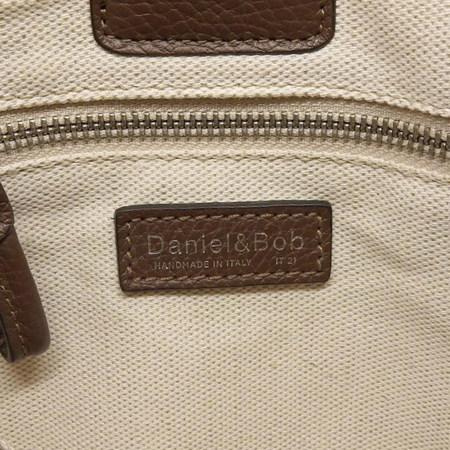 ダニエルアンドボブ ショルダーバッグ クロドーロ 2way オールレザー 茶 美品 Daniel＆Bob ダニエル＆ボブ シュリンクレザー ミニクロドーロ