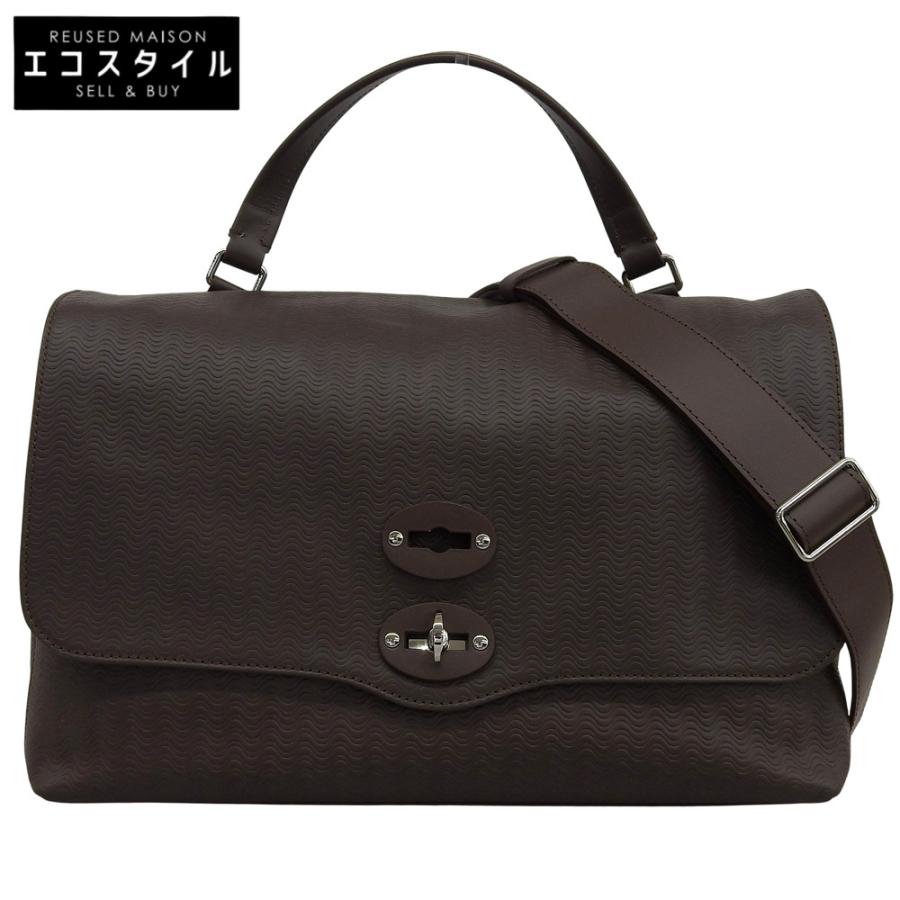 美品 ZANELLATO ザネラート POSTINA M＋CACHEMIRE BLANDINE 2wayバッグ