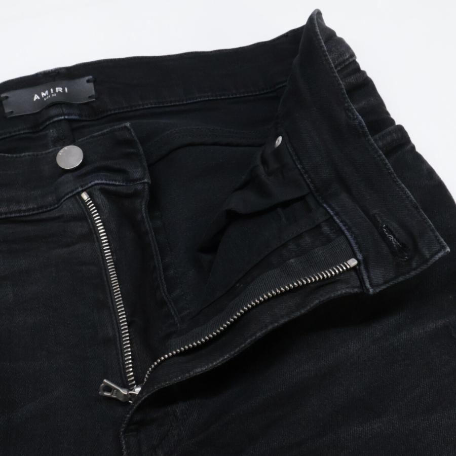 AMIRI アミリ ブラック スキニー ダメージ加工 ジーンズ 32 ボトムス