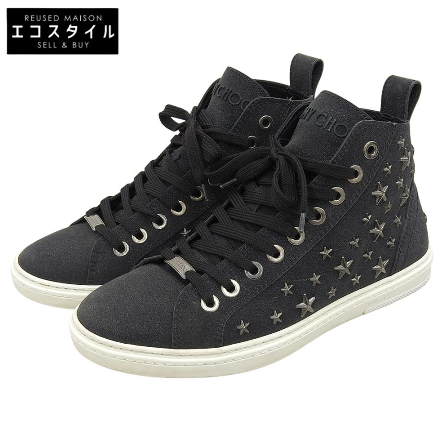 美品 JIMMY CHOO ジミーチュウ グリッター スタースタッズ