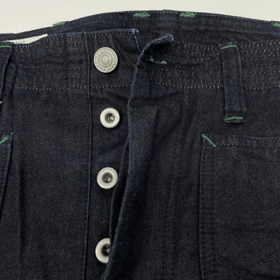 SASSAFRAS ササフラス インディゴ FALL LEAF PANTS XS ボトムス