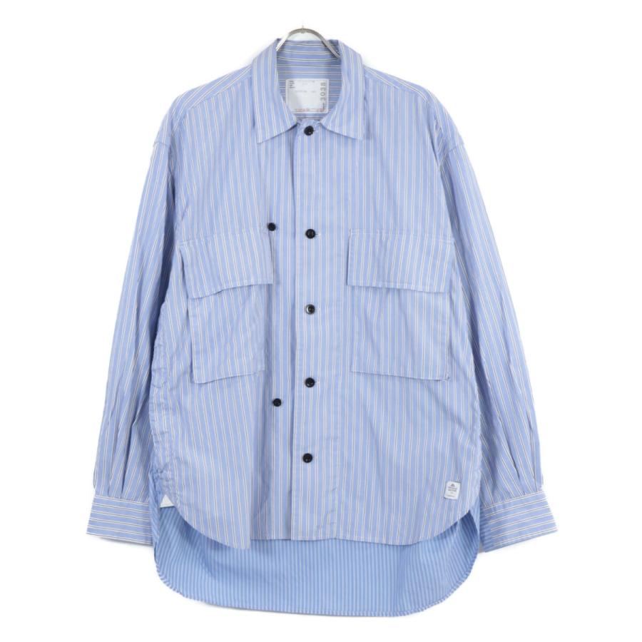 sacai（サカイ） ×Thomas Mason 23SS ブルー 23ー03038M コットン