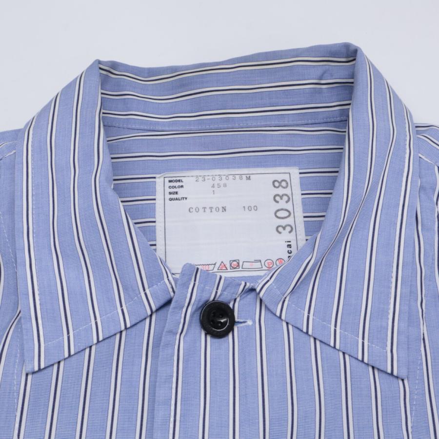 サックスブルー 23ss sacai Thomas Mason ジャケット sacai（サカイ） ×Thomas Mason 23SS ブルー 23ー03038M コットン