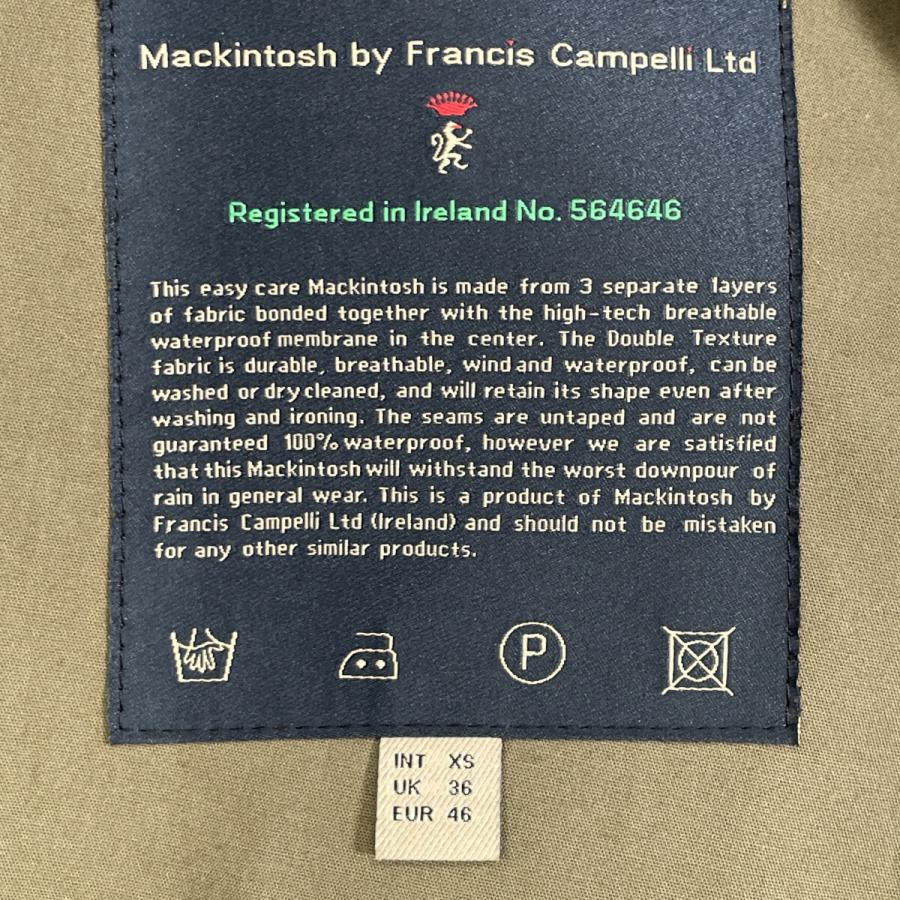 FRANCIS CAMPELLI フランシスカンペリ OP383DL20 MACKINTOSH トレンチ