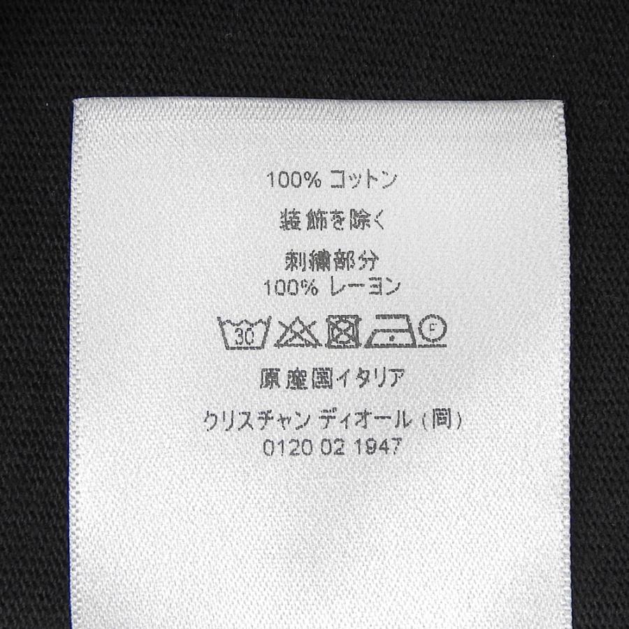 美品 CHRISTIAN DIOR ディオール コットン シグネチャーロゴ Tシャツ