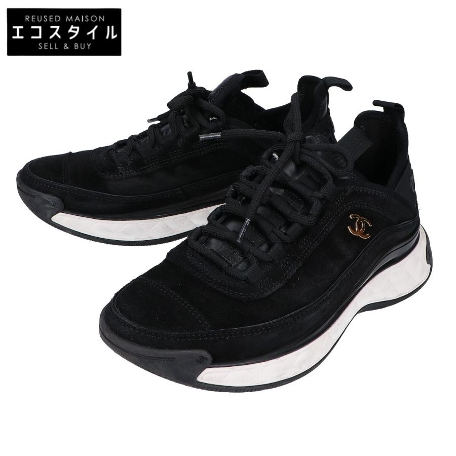 CHANEL（シャネル） 美品/ G45331 ココマーク スエードxレザー