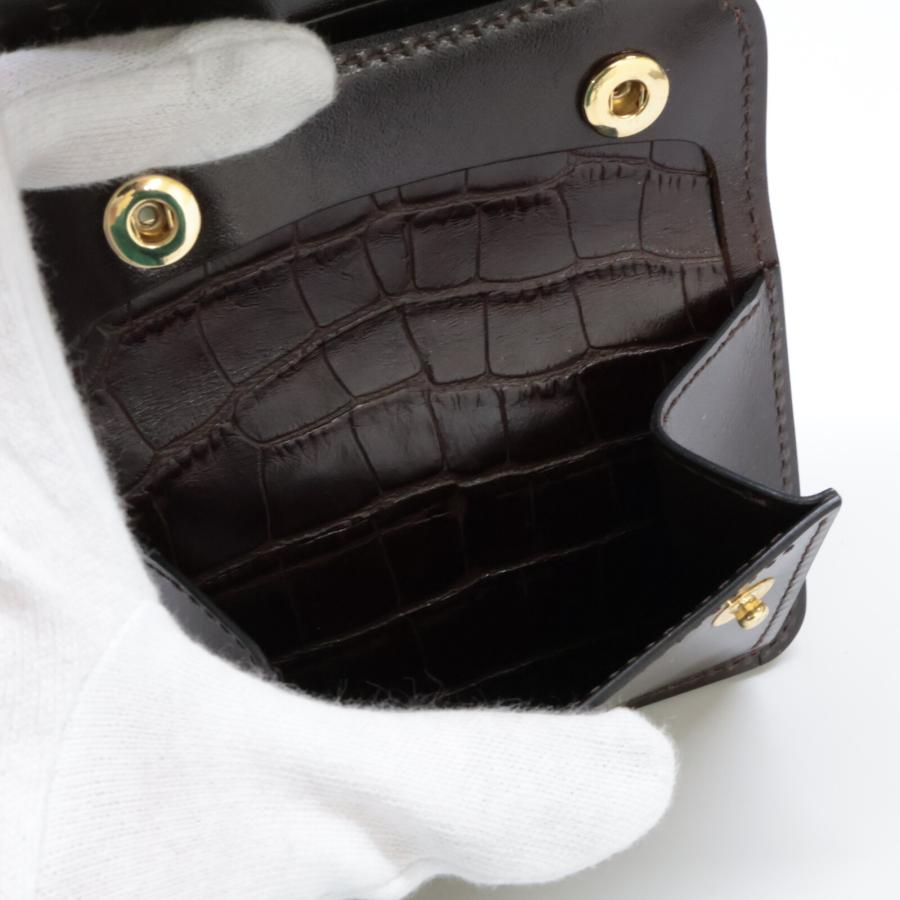 小物 WILDSWANS BRANCH/CRC/CH 美品 WILDSWANS ワイルドスワンズ ENO/CRC(SD)/CH イーノ クロコダイル