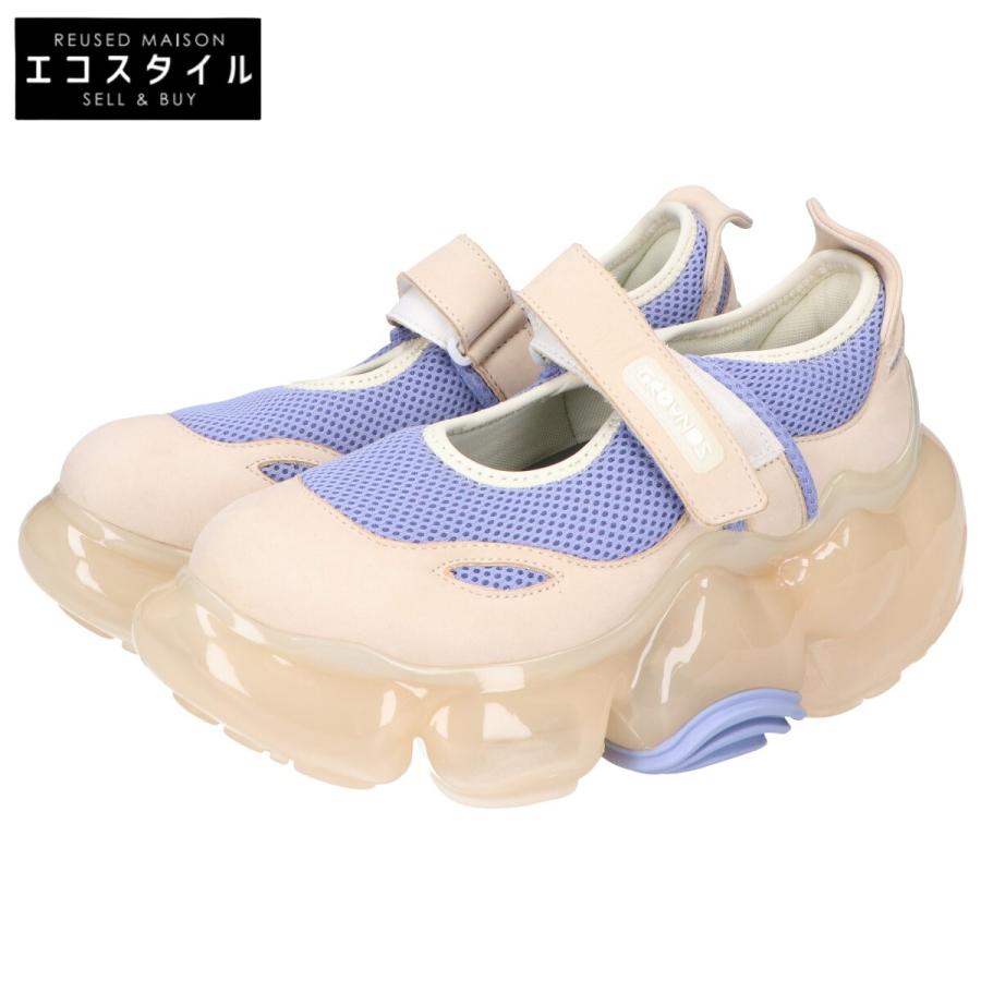 美品/ grounds グラウンズ ムーピー メリージェーン スニーカー