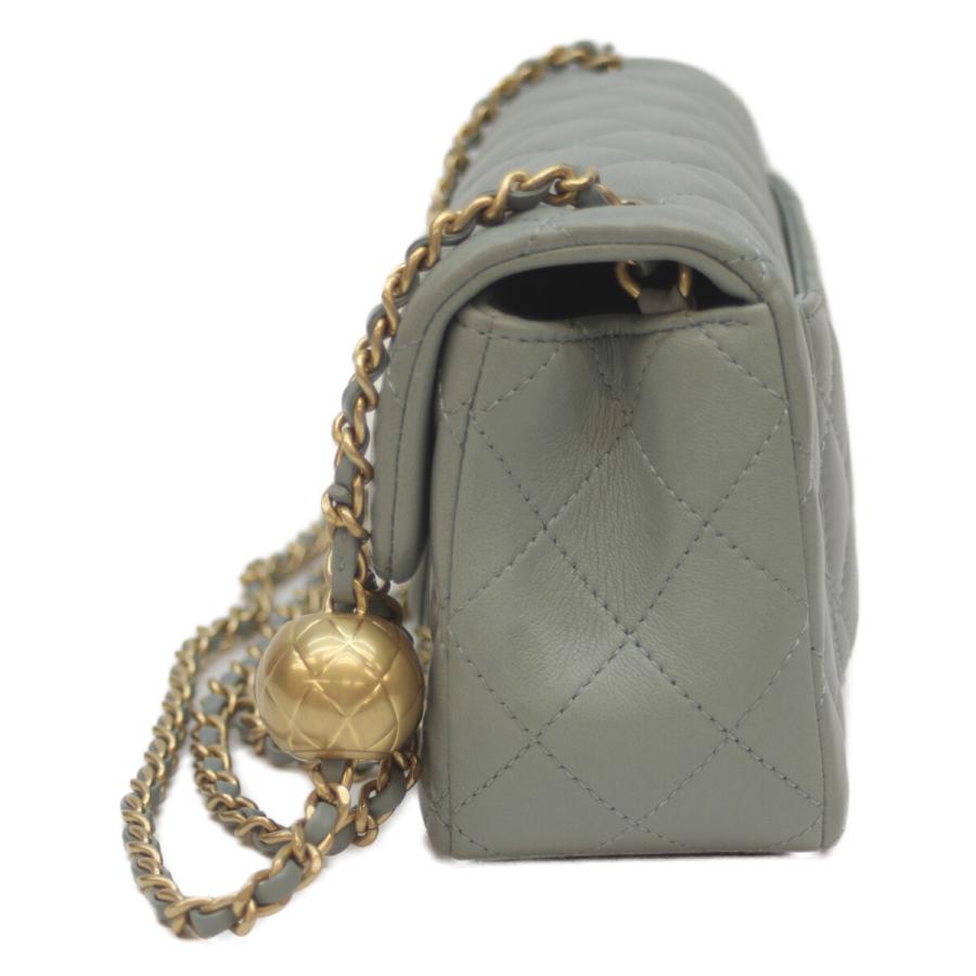 CHANEL（シャネル） AS1787 25A ライトグリーン ラムスキン ミニ