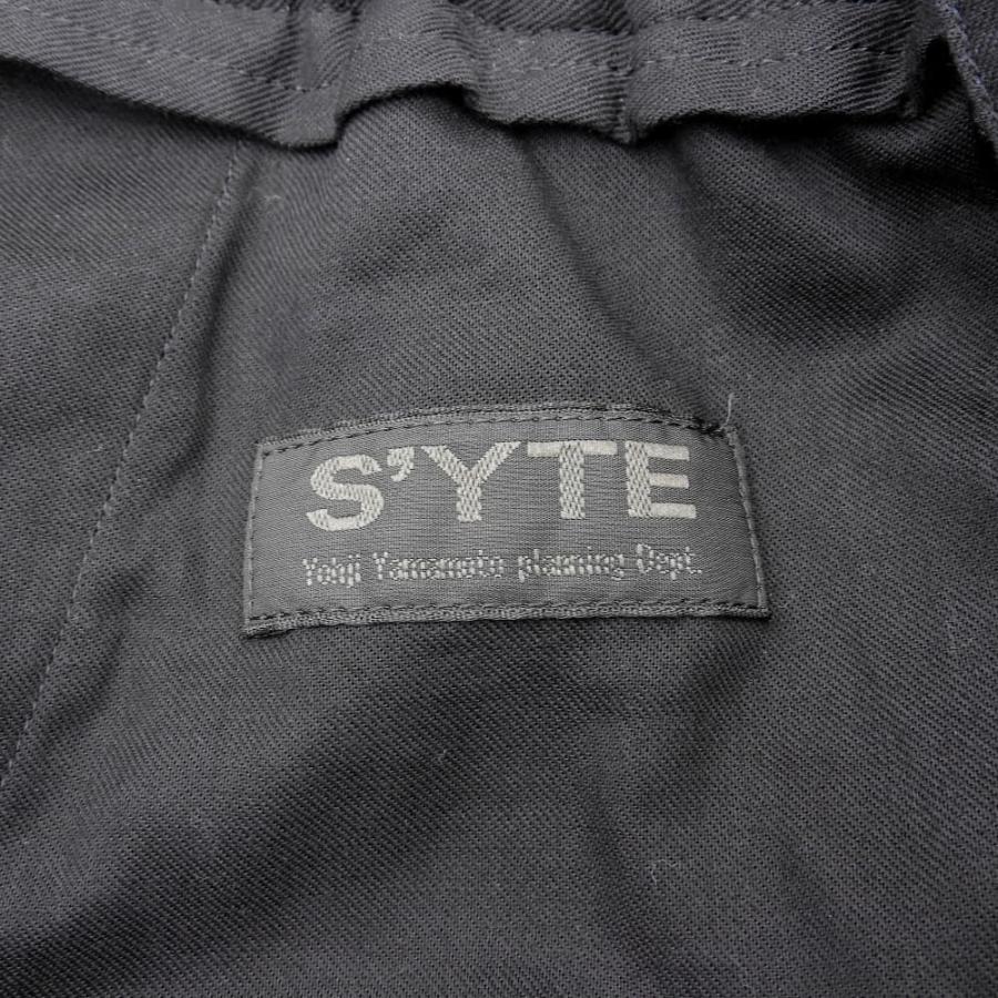 美品 S'YTE サイト サルエルパンツ ボトムス メンズ 黒 ブラック 3 U
