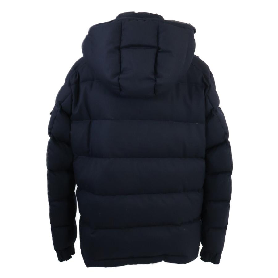 モンクレール　ネイビー ダウン　ジャケット 3 ウール モンクレール ネイビー ダウン ジャケット 3 ウール ネイビーブルー
