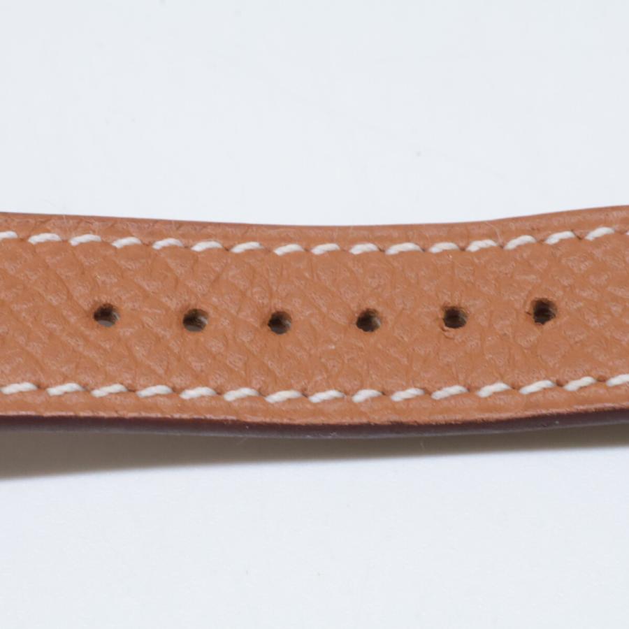 美品 HERMES エルメス B刻 レザー 腕時計用 ベルトストラップ ブラウン
